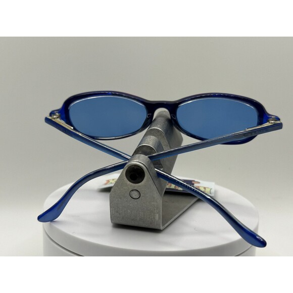 Vintage Y2K Sunglasses NOS 2000s Blue Lens Candies Glean Red & Blue Zyl Frame